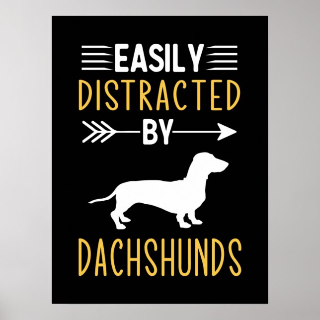 Poster Fácil Distração Por Dachshances (Frente)