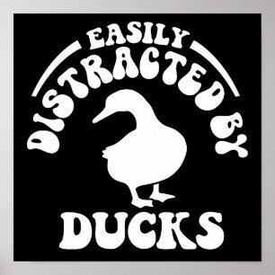 Poster Fácil Distração Por Patos