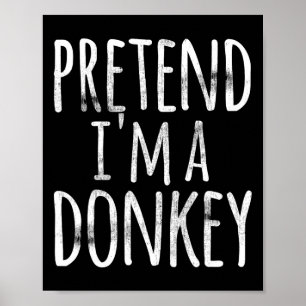 Poster Fácil Fácil Festa De Halloween Eu Sou Um Costu DON