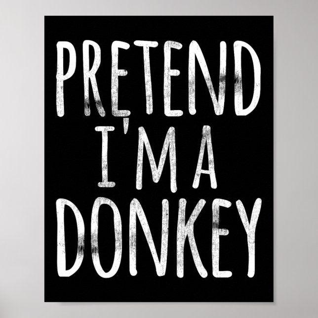 Poster Fácil Fácil Festa De Halloween Eu Sou Um Costu DON (Frente)