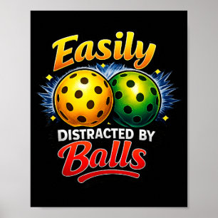 Poster Facilmente distraído pelo humor engraçado dos joga