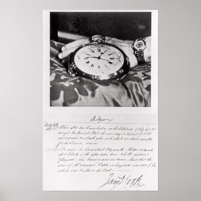 Póster Facsimile of Pocket Chronómetro (Frente)