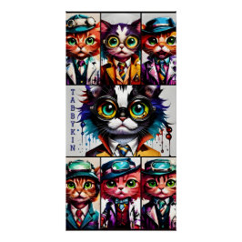 Póster Faculdade de Detetive de Tabbykin