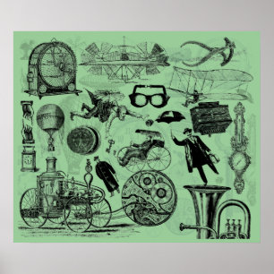 Poster Faculdade número 2 de Steampunk