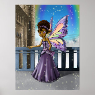 Poster Fada Americana Africana