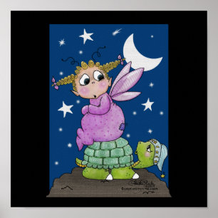 Póster Fada Bebê acordar Sr. Turtle