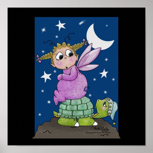 Póster Fada Bebê acordar Sr. Turtle (Frente)