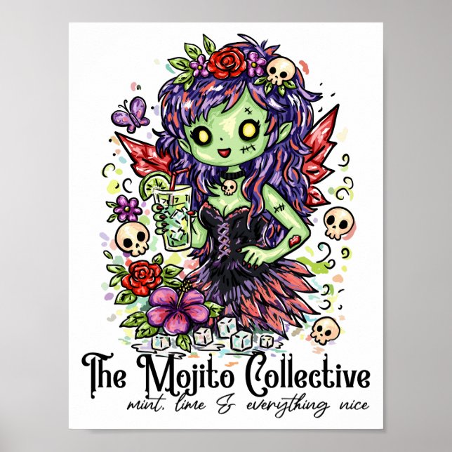 Poster Fada Coletiva Mojito (Frente)