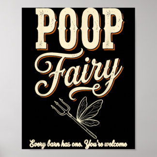 Poster Fada da Cocô Todo Celeiro Tem Um De Nada Engraçado