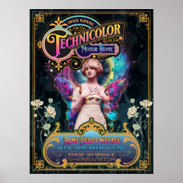 Poster Fada de Cabeça de Carneiros de TMH 18x24