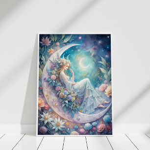 Poster Fada de Flor de Lua