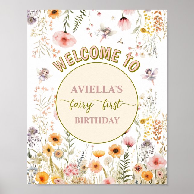 Poster Fada de flor silvestre fantasma primeiro sinal de  (Frente)