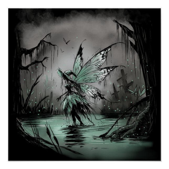 Póster Fada de pântano (Frente)