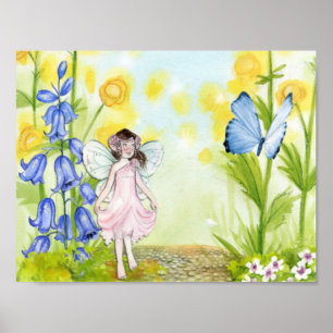 Poster Fada E Borboleta