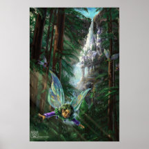 Fada e Castles Fantasy Art