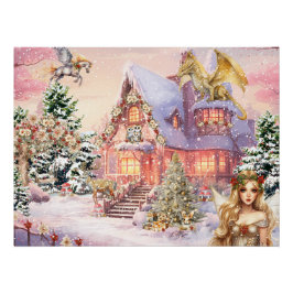 Póster Fada Mágica e Caprichosa de Natal