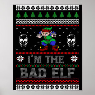 Poster Fada Malvada Natal Feio Para Amantes de Elfos