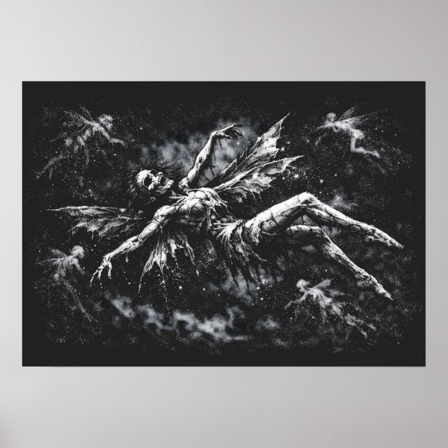 Poster Fada Morta por BurnsInHell (Frente)