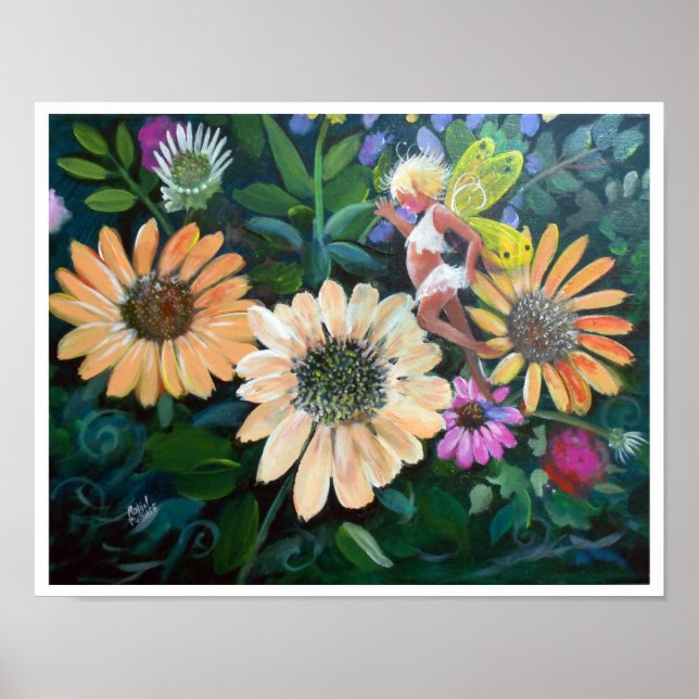 Poster Fada no meu jardim (Frente)