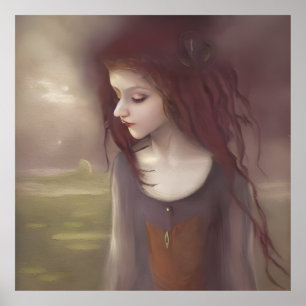 Poster Fada Pequena Fantasia Whimsso