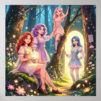 Poster Fadas da floresta