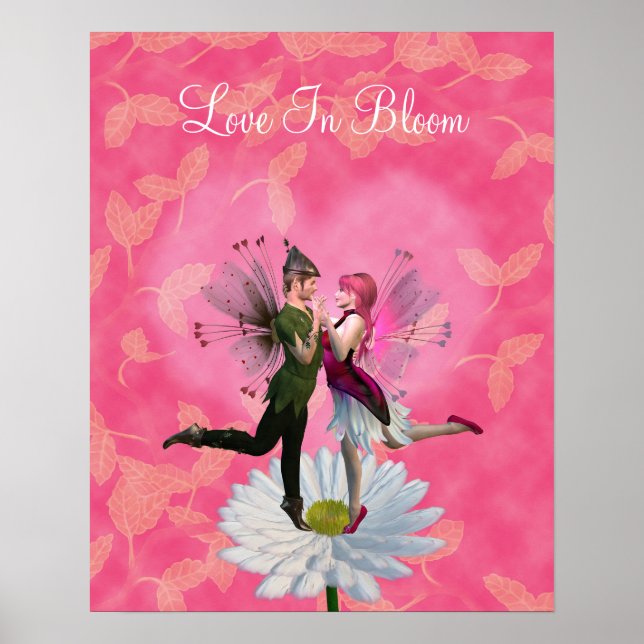 Póster Fadas Dançando no Amor em Festa (Frente)