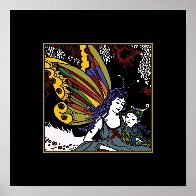 Póster Fadas de inverno (Frente)