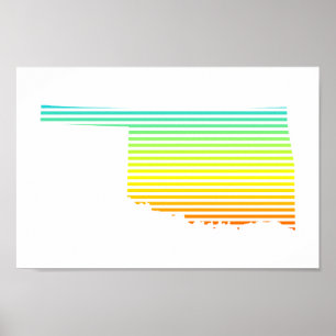 Póster Fade frio de Oklahoma