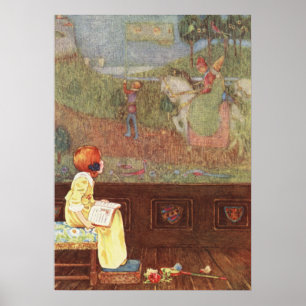 Poster Faded Tapestry by Millicent Sowerby