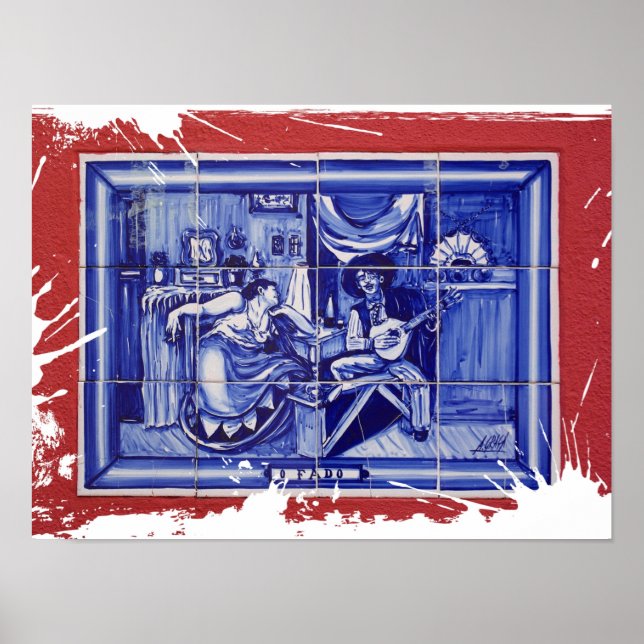 Poster Fado, arte popular portuguesa (Frente)