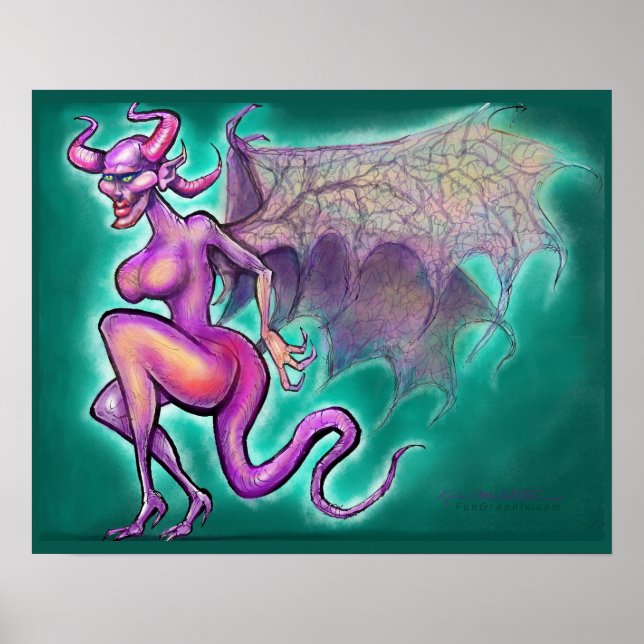 Poster Fae Escuro (Frente)