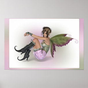 Póster Faerie com atitude