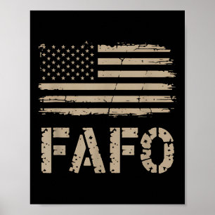 Poster Fafo Flag