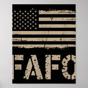 Poster Fafo Flag