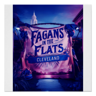 Póster Fagan está no Cleveland Apartamentos