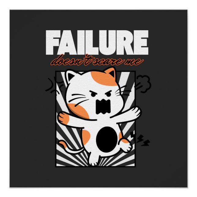 Póster Failure Doesn't Scare Me (Frente)