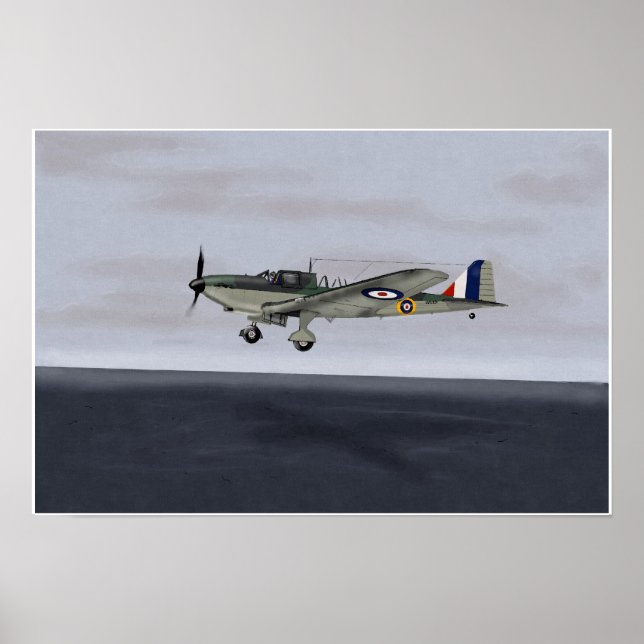 Poster Fairey Fulmar Fighter 1940 (Frente)