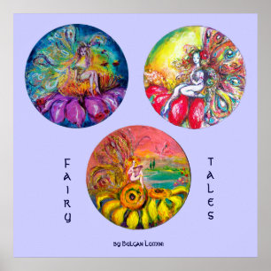 POSTER FAIRIGES DE FLORES MÁGICAS