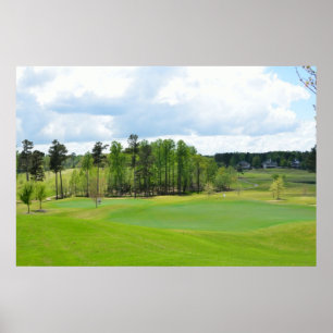 Poster Fairway do campo de golfe