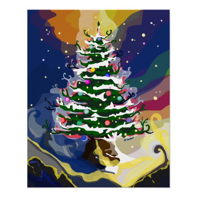 Póster Fairy Christmas Tree (Frente)