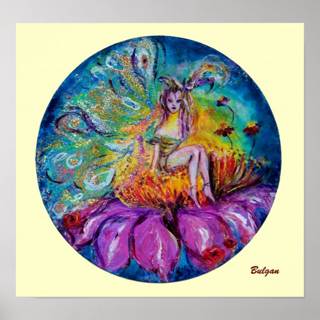 Póster FAIRY FLOWER NA Fantasia NOTURNA (Frente)