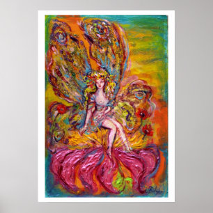 Póster FAIRY FLOWY NO PINK IRIS Fantasy