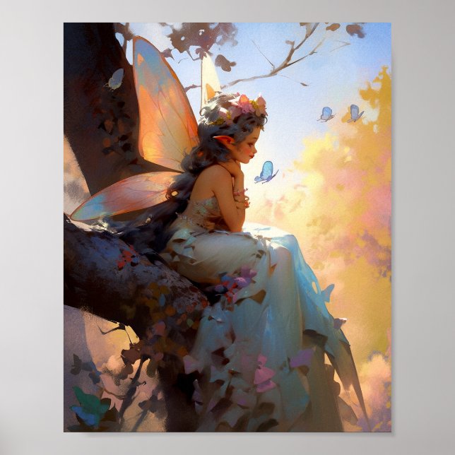 Poster Fairy Girl Fantasy Art (Frente)