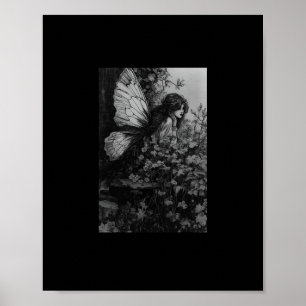 Poster Fairy Grunge Goblincore Cottagecore Fairycore