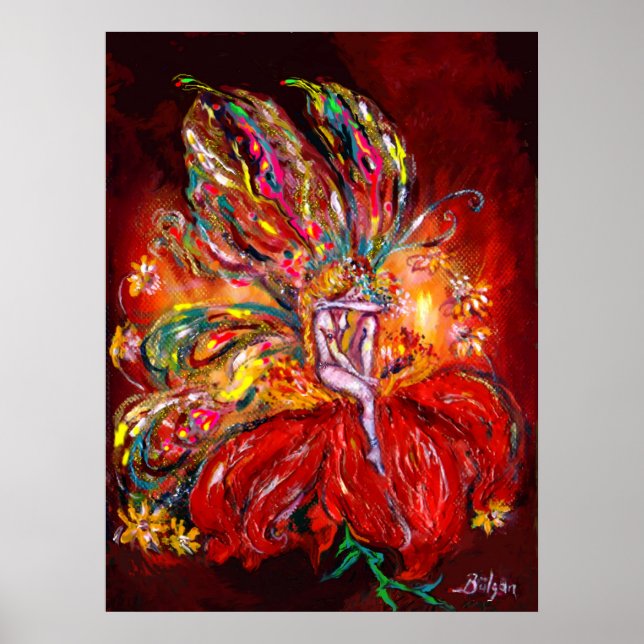 POSTER FAIRY IN RED (Frente)