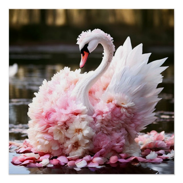Póster Fairytale swan (Frente)