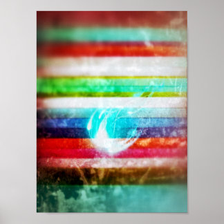 Póster Faíscas em um mar de cores