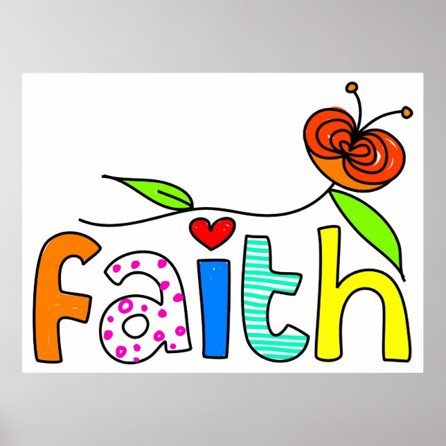 Póster Faith (Frente)
