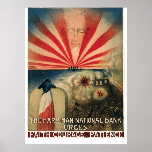 Poster Faith Courage Patience (Frente)