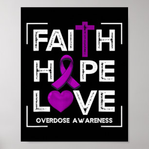 Poster Faith Hope ama as mulheres cristãs a conhecerem a 